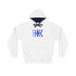 BlueKKK Unisex Varsity Hoodie with Shield Design - Stylish Comfort for Sports and Casual Wear