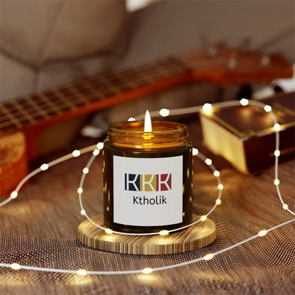 Ktholik Scented Candle - Coconut Apricot Wax (4oz & 9oz) - Relaxing Home Fragrance