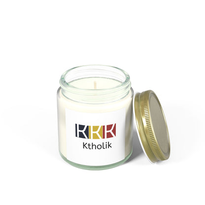 Ktholik Scented Candle - Coconut Apricot Wax (4oz & 9oz) - Relaxing Home Fragrance