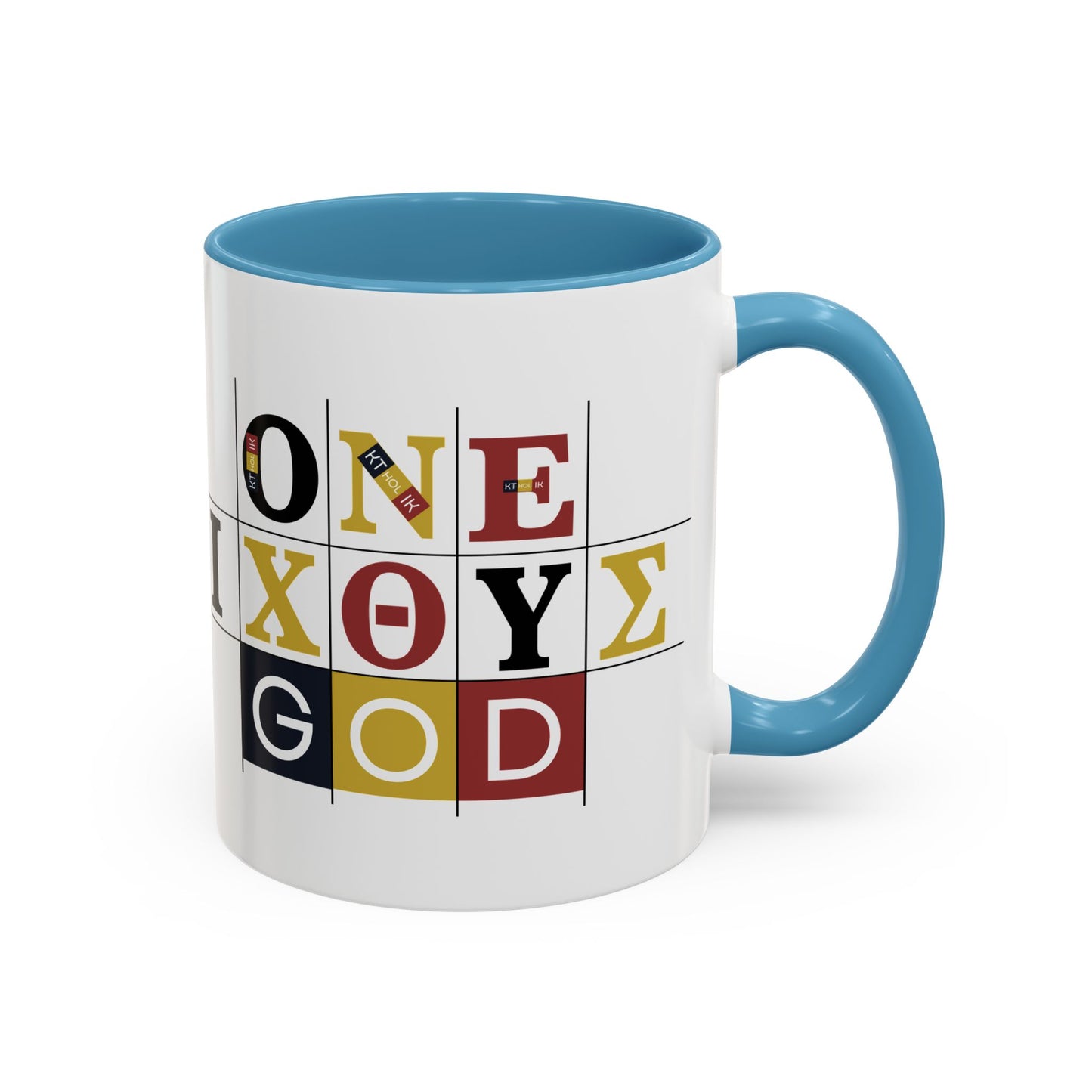 Colorful Accent Coffee Mug - Fun Design for Art Lovers & Coffee Enthusiasts