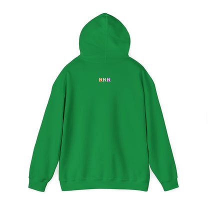 3 IXO DBA KTHOLIK LETT  Graphic Unisex Heavy Blend™ Hooded Sweatshirt - Casual Cozy Apparel