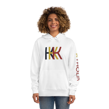 KKK Stylish White Fashion Hoodie with Graphic Print