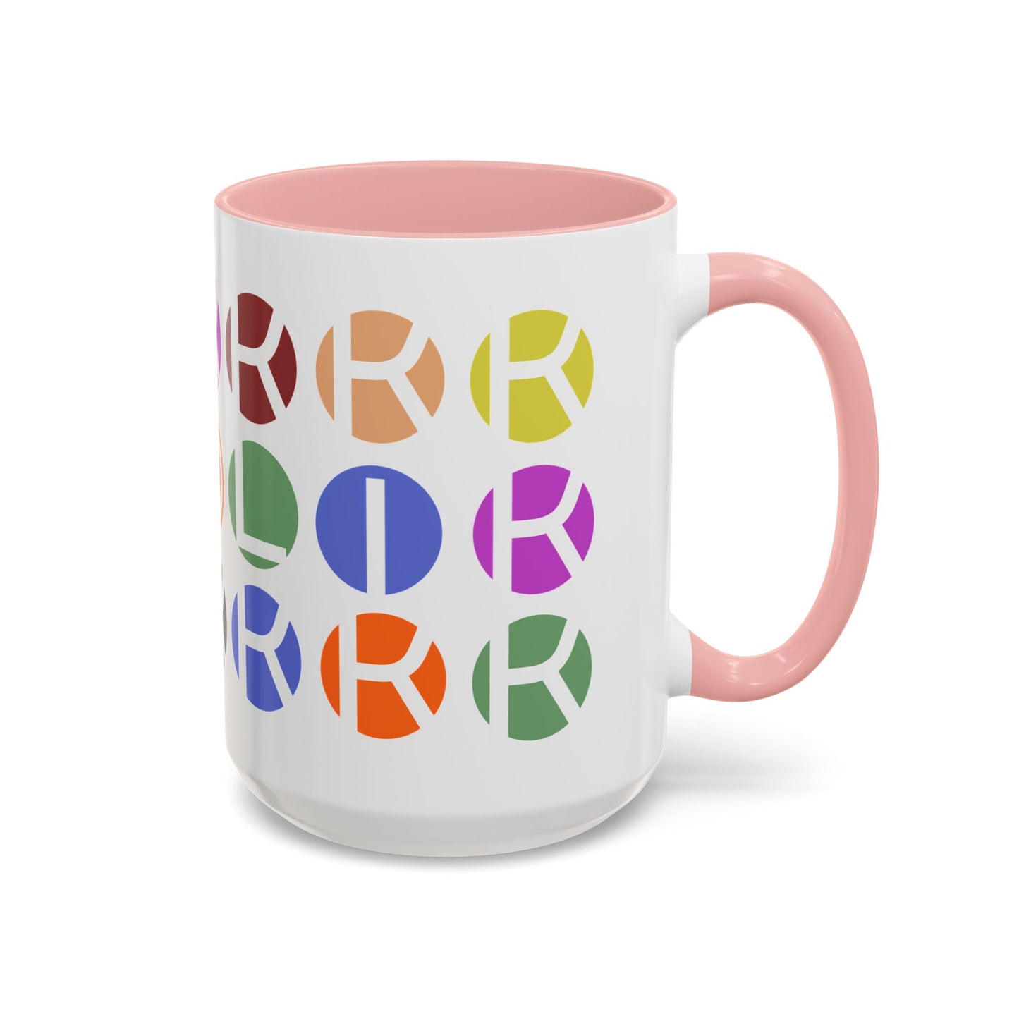 Colorful Accent Coffee Mug - Fun Design for Art Lovers & Coffee Enthusiasts