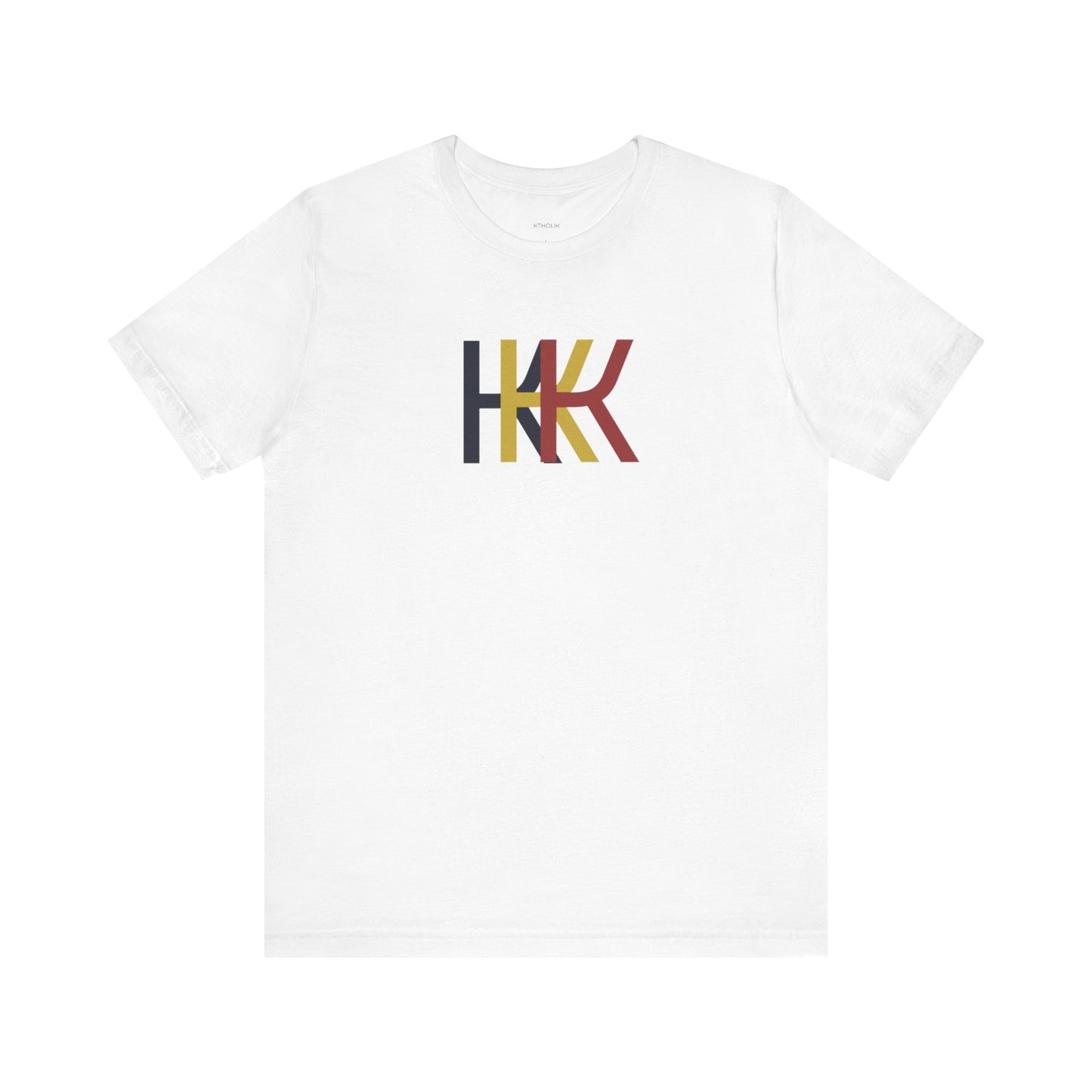 KKK KTHOLIK Unisex Jersey Short Sleeve Tee – Graphic Shield Design for Faith and Style